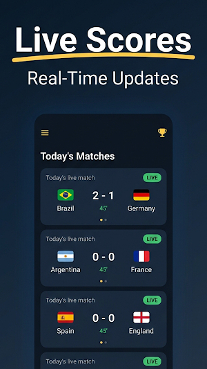 Football Live Scores & Predict Screenshot 0