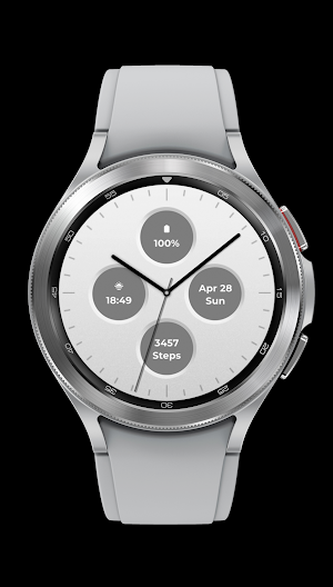 Black and White Watch Face Screenshot 2