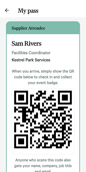 CBRE Supplier Event Screenshot 1