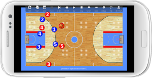 Basketball Play Designer and Coach Tactic Board Screenshot 0