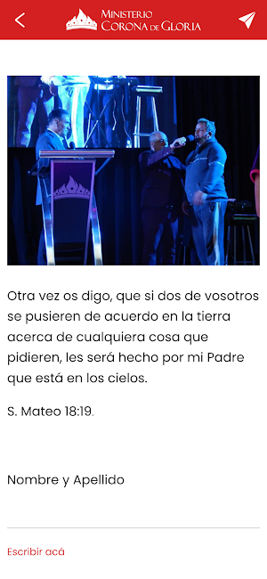 Ministerio Corona de Gloria Screenshot 0