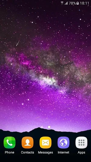 Night Star Live Wallpaper Screenshot 2