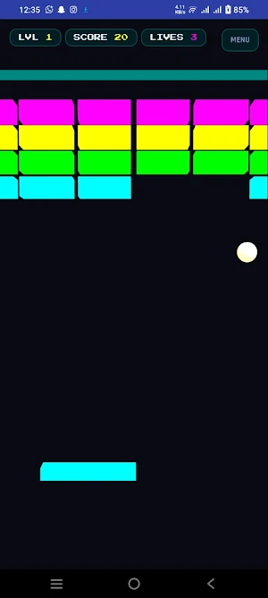 Neon Bricks: Breaker 3D Screenshot 1