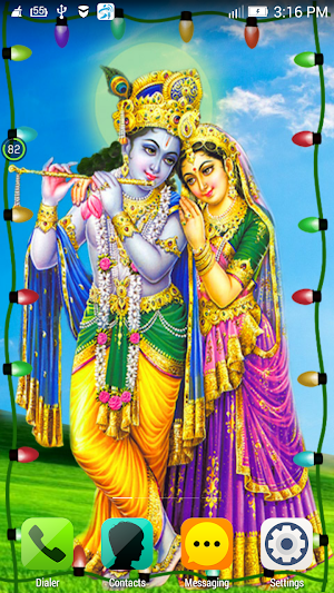 Lord Krishna Live Wallpaper Screenshot 1
