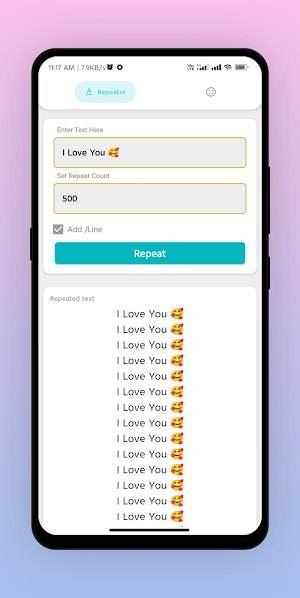 Text Repeator , Text 2 Emoji Screenshot 2
