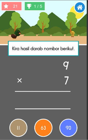 Belajar Matematik Darab dan Bahagi Screenshot 3