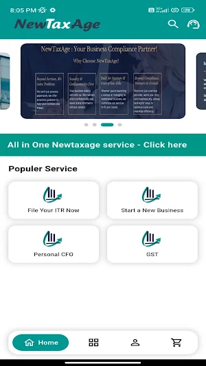 NewTaxAge: Tax, GST & Finance Screenshot 1