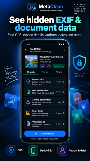 MetaClean: Metadata Cleaner Screenshot 2