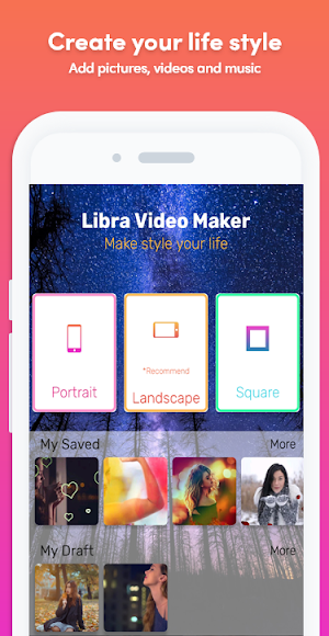 Libra Video Creator, Photo Video Maker With Music Screenshot 0