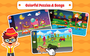 Nursery Rhymes Songs & Kids Puzzle Games Free Screenshot 2