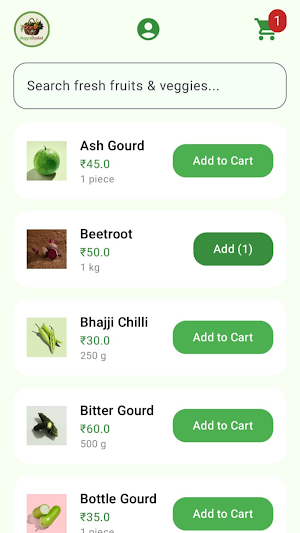 VeggieBasket Screenshot 0