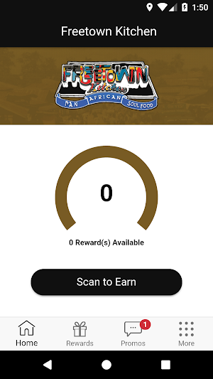 Freetown Kitchen Rewards Screenshot 1