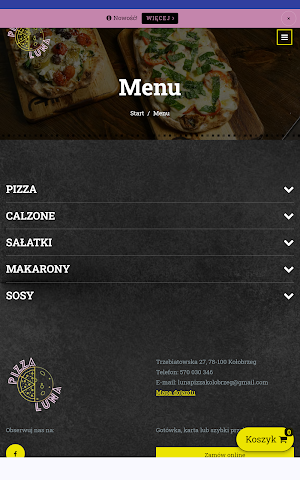 Pizza Luna Kołobrzeg Screenshot 2