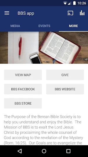 Berean Bible Society Screenshot 2