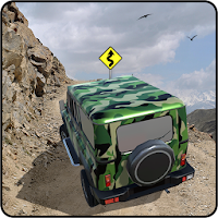 Off-road Army Jeep