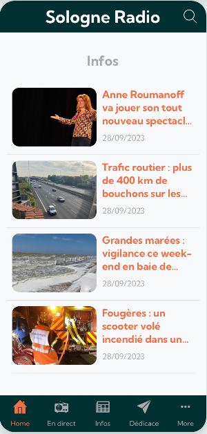 Sologne Radio Screenshot 0