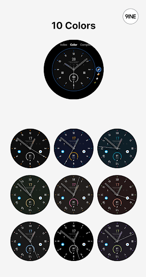 NW092 Darkness: Watch face Screenshot 1
