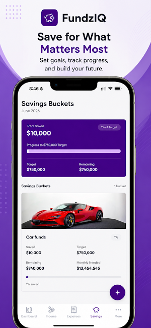 FundzIQ: Money Planner Screenshot 1