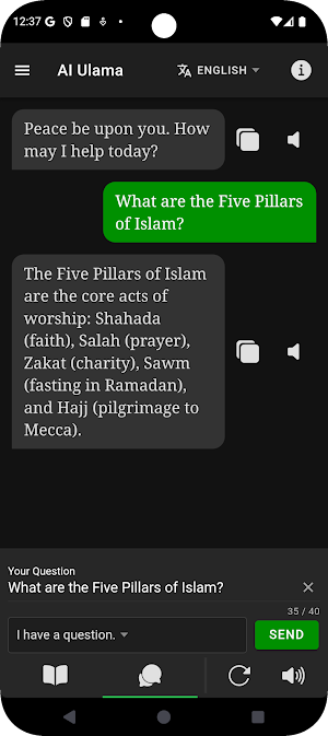 AI Ulama - Quran & Dua Screenshot 0