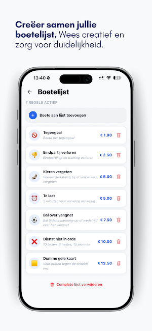 TeamPot: Boetepot & Teamuitjes Screenshot 3