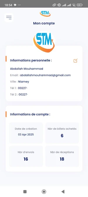 STM Connect Screenshot 2