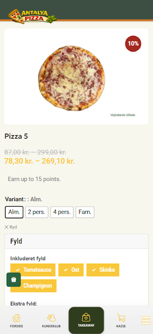 Antalya Pizza Haderslev Screenshot 2