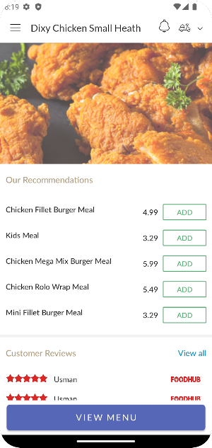 Dixy Chicken Small Heath Screenshot 1