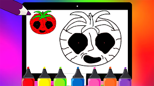 Mr Tomatos Coloring Game Screenshot 0
