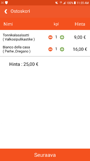 Pizza Service Koivukylä Screenshot 3