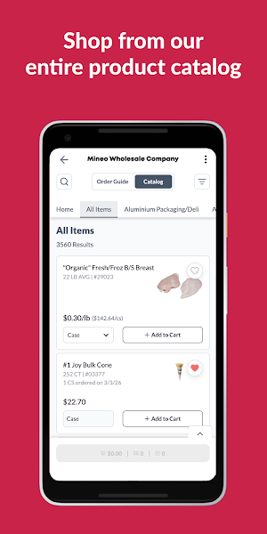 Mineo Wholesale Screenshot 2
