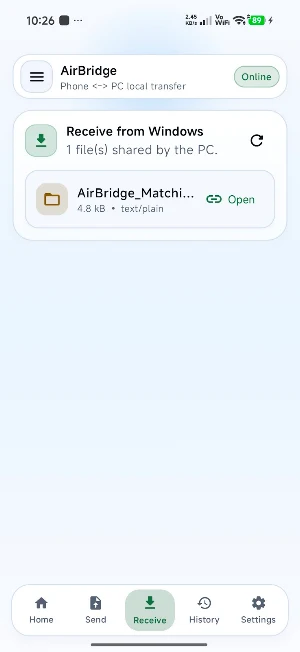 AirBridge Screenshot 0
