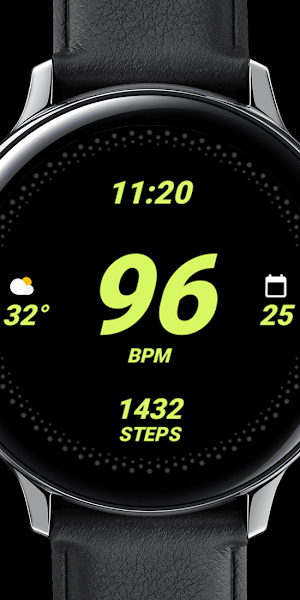 Heart Rate: Digital Watch Face Screenshot 1