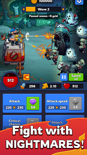 Guns and Ghosts: Idle TD Game Screenshot 0