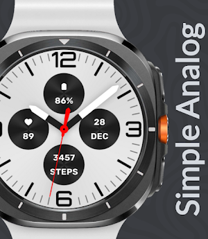 Simple Analog Watch Face Screenshot 0