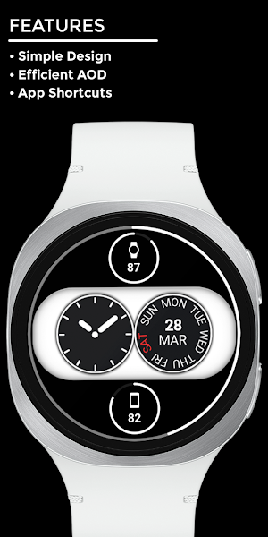 Night 149 - Analog Watch Face Screenshot 1