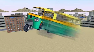 Desert Rickshaw Fly Simulator Screenshot 2