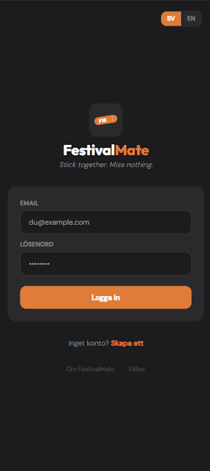 FestivalMate Screenshot 1