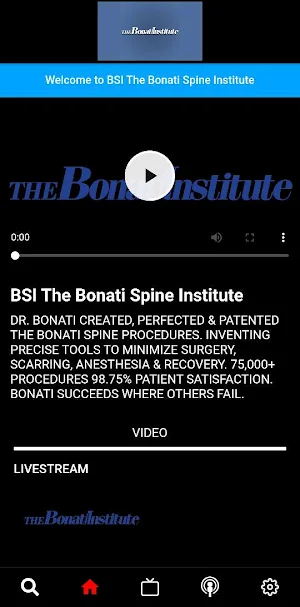 BSI The Bonati Spine Institute Screenshot 0