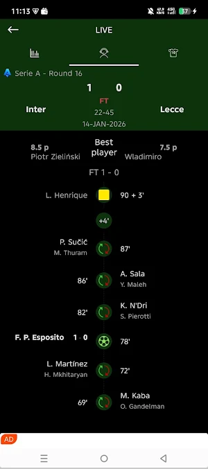 Football Live TV Streaming HD Screenshot 2
