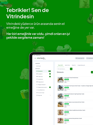 Elemeği Satıcı Paneli Screenshot 3