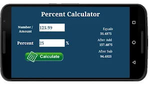 Percent Calculator Screenshot 1