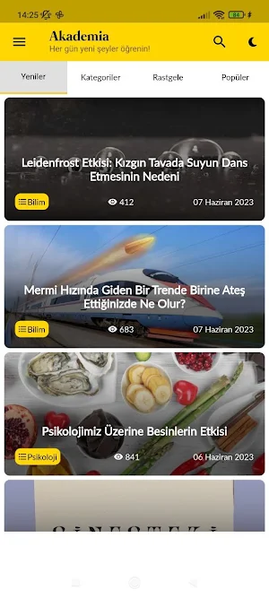 Akademia - Makale Oku ve Öğren Screenshot 0