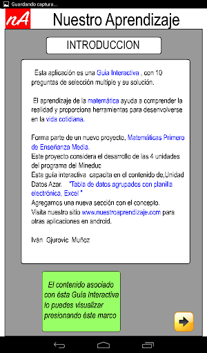 Tabla datosAgrupados con Excel Screenshot 1