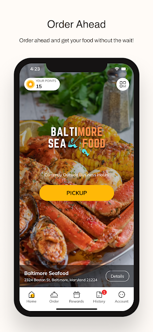 Baltimore Seafood MD Screenshot 0