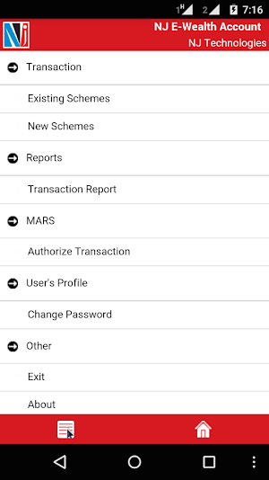 NJ E-Wealth Account Screenshot 0