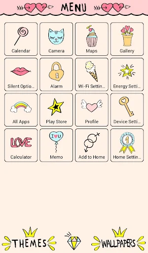 Girly Graffiti Theme Screenshot 1