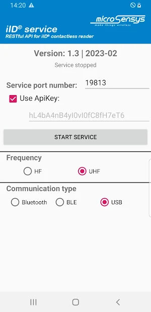 iID®service (RESTful API) Screenshot 0
