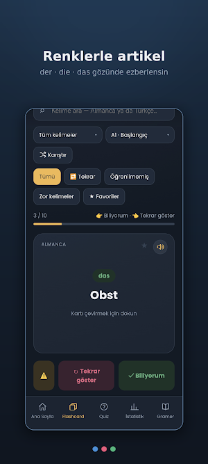 Genau! Almanca Kelime, Artikel Screenshot 2
