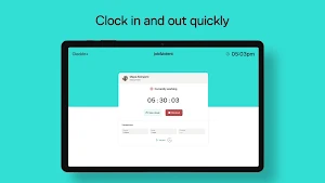 ClockIn+ Kiosk Screenshot 1