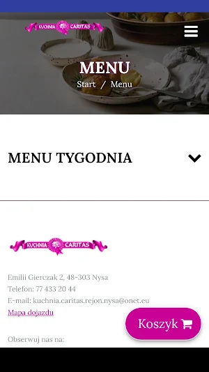 Kuchnia Caritas Screenshot 1